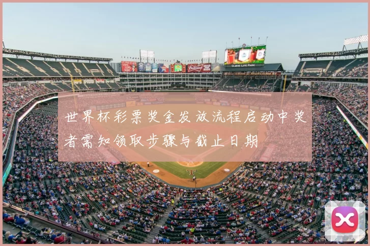 世界杯彩票奖金发放流程启动中奖者需知领取步骤与截止日期