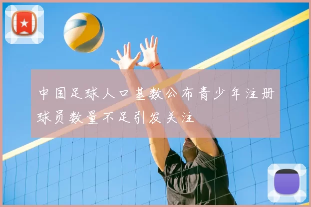 中国足球人口基数公布青少年注册球员数量不足引发关注